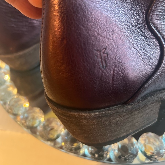Frye metallic boots rare women’s size 7.5 - Picture 6 of 11